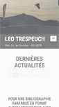 Mobile Screenshot of leotrespeuch.com