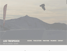 Tablet Screenshot of leotrespeuch.com